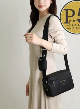 日本直邮Prada 单肩包 1BC167 RV44 B1M 0002 NERO PRADA