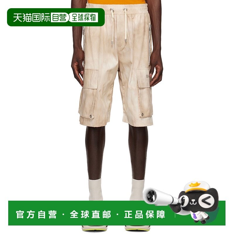 香港直邮Balmain 徽标短裤 休闲裤AH1PA015CD05