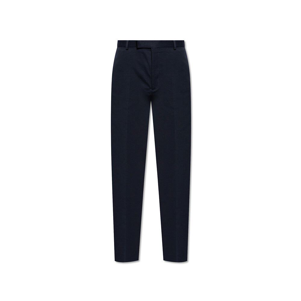 GUCCI 男士休闲裤 794410ZABPQ4020 SS2025 黑色 腰带环休闲裤
