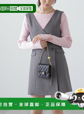1h可退 日本直邮FREE'S MART 女士简约拉链装饰迷你连衣裙 131514