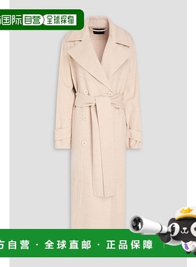 1h可退 香港直邮JOSEPH 约瑟夫 女士 Merton 双排扣羊毛真丝混纺