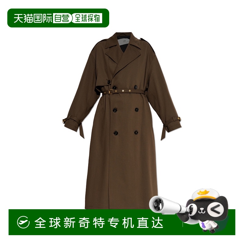 香港直邮Ami Paris 双排扣风衣 FJK606WV0067.