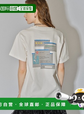 1h可退 日本直邮yae女士原创图案宽松T恤 YE00000050