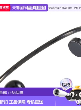 自营 Calvin Klein 黑色 PVD 镀层不锈钢开口手镯 - 多色 美国奥