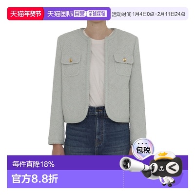 1h可退 香港直邮CELINE 24SS 圆领休闲夹克 Women