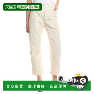 美国奥莱直发休闲裤 自营rag 白色 bone碎骨莱顿工作服长裤