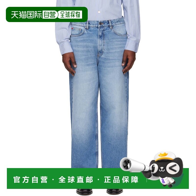 1h可退 香港直邮潮奢 boss 雨果 男士 蓝色 554 牛仔裤 50555877,男装,牛仔裤,淘宝优惠券,粉丝福利购,淘宝优惠卷