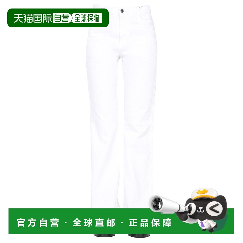 自营raf simonsHigh-Waist Flared Jeans With Five-Pocket Desig