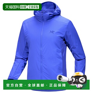 欧洲直邮Arcteryx/始祖鸟ATOM SL防水防风连帽logo刺绣夹克外套棉