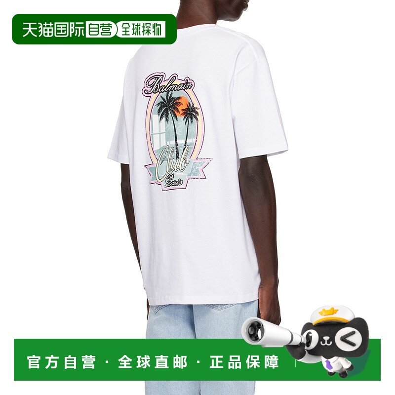 香港直邮BALMAIN 男士T恤 DH1EG000GD82GCS短袖正品时尚高级感