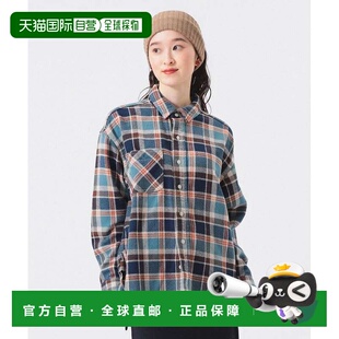 1h可退 日本直邮BEAMS BOY 女装 宽松长版型 格纹衬衫 可单穿可外