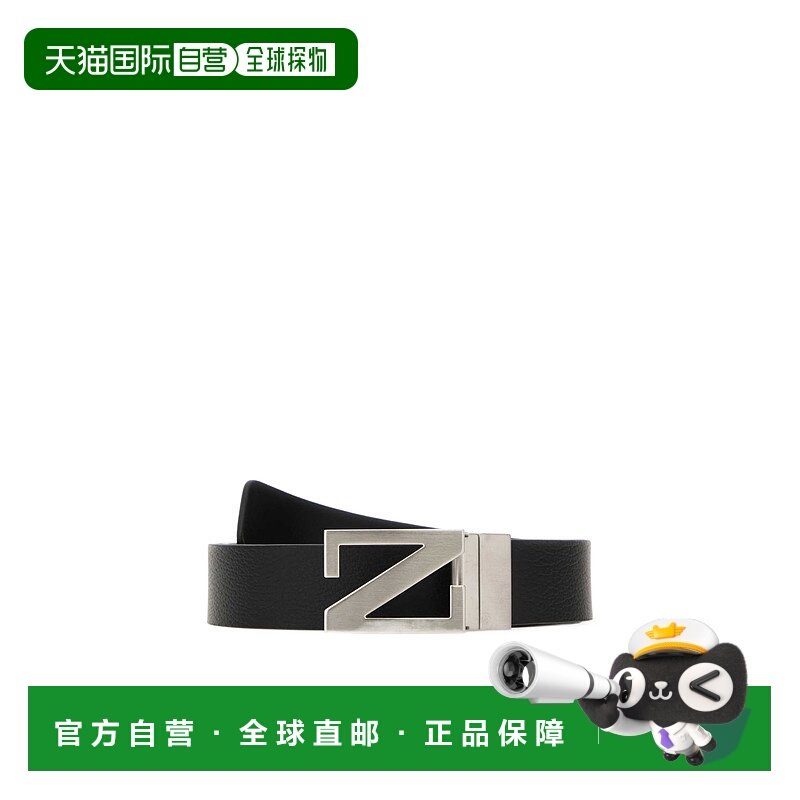 1h可退 香港直邮Zegna 徽标腰带 RLHBOVB027AZ
