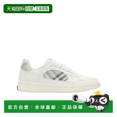 香港直邮Burberry 皮革拼格纹 Terrace 运动鞋 81186251