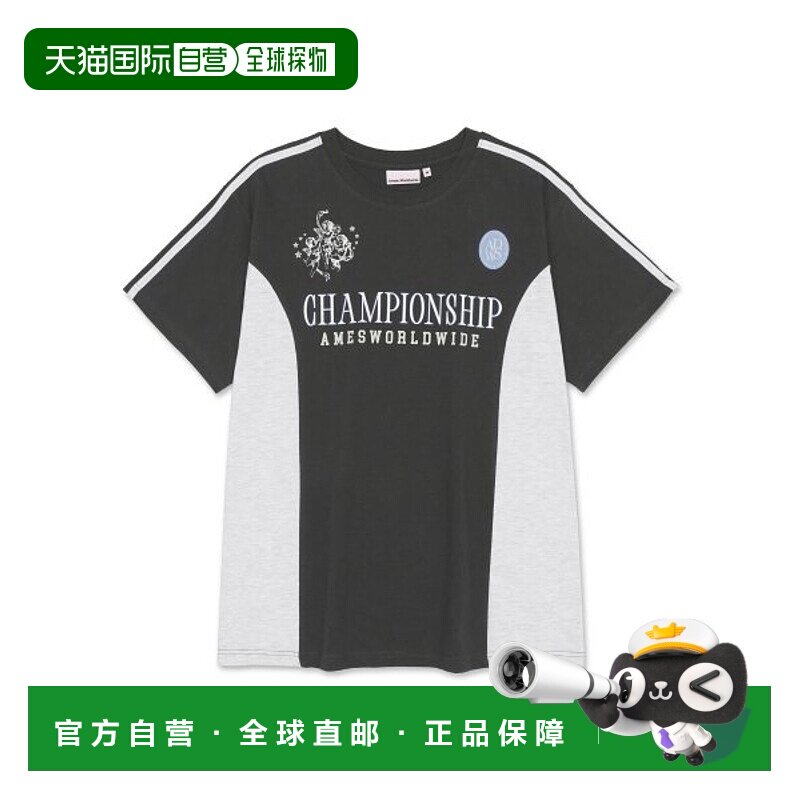 韩国直邮Ames Worldwide 男士T恤CHAMPIONSHIP TEE CHARCOAL AM2E