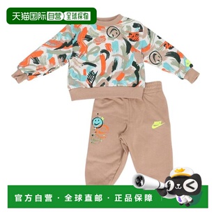 日本直邮Nike 托德拉 AOP 圆领运动套装上下套装 [76M284-X0L(Jr)