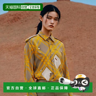 女士衬衫 SHIRT 8077274B7363 花色 WIT AW2023 香港直邮BURBERRY