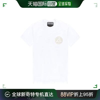 香港直邮Versace Jeans Couture 22秋冬V-EMBLEM系列金属色LOGO男