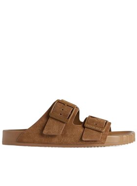 潮奢 Balenciaga 巴黎世家 男士 徽标搭扣凉拖 761726WCGA1