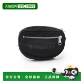 日本直邮中古Burberry博柏利男包A级95新waist bag腰包尼龙腰包黑
