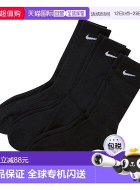 韩国直邮NIKE 耐克 Everyday Cush Crew 黑色 SX7664-010 FLNKFA1