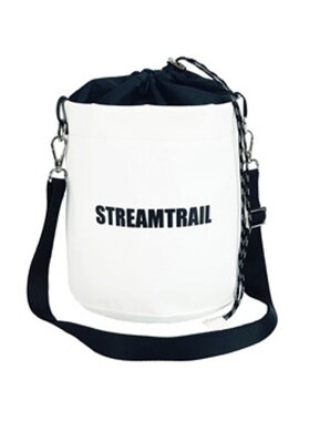 香港直邮Stream TrailAnemone斜索口袋白色徽标大容量多功能