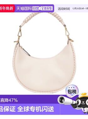 香港直邮FENDI 拉链开合单肩包 Women CROV日常简约时尚手工编织
