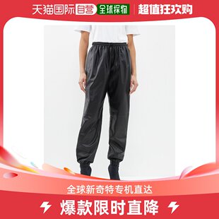 腰皮革裤 香港直邮潮奢 WARDROBE.NYC 女士抽绳裤 子