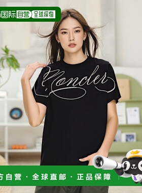 香港直邮MONCLER 女士T恤 K10938C0000389AUO778 SS2025