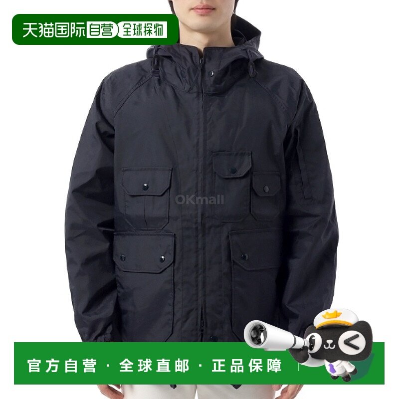 韩国直邮Engineered Garments Atlantic Parka A - 深海军蓝 3 层