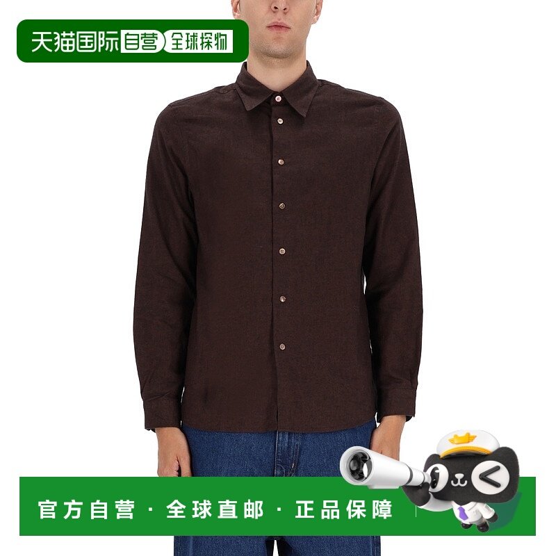 1h可退 香港直邮潮奢 Paul Smith 男士 合体款衬衫 M2R687UT22487