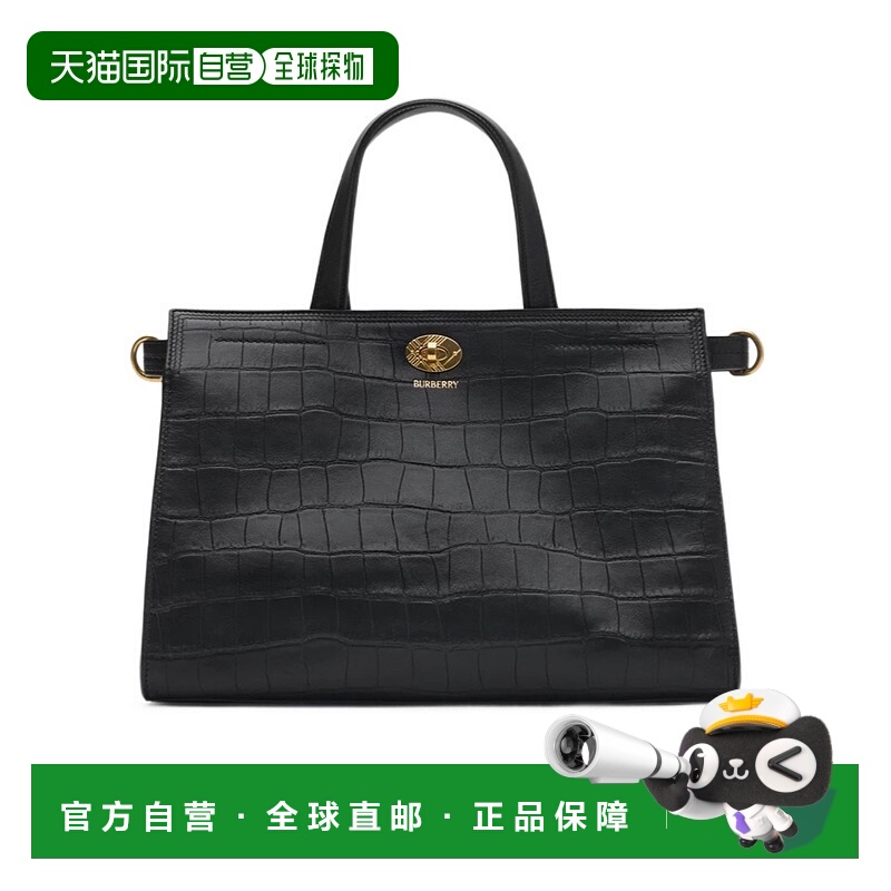 1h可退 香港直邮BURBERRY 女士手提包 81188911 AW2025 黑色 小号