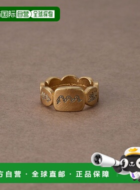 1h可退 日本直邮ete bijoux 女士 冒险主题蛇形图案立体设计银戒