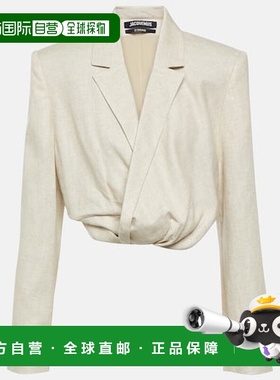 1h可退 香港直邮Jacquemus 女士 La Veste Bahia Courte 短款西装
