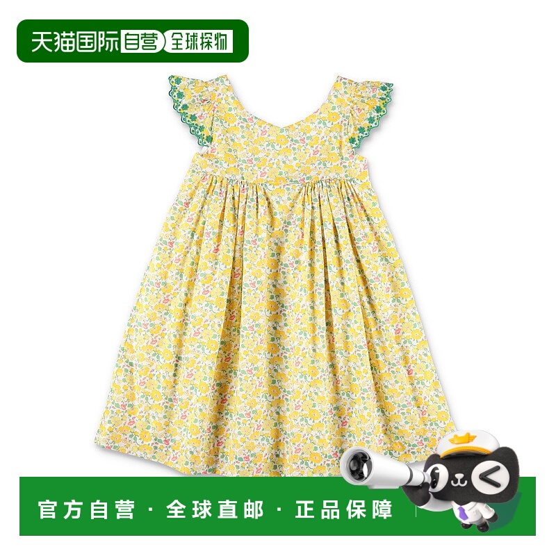 香港直邮Bonpoint 女童 Kid - Emina 刺绣连衣裙童装 S05GDRW0004