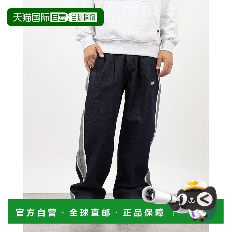 日本直邮NERDY 侧边线条宽松牛仔裤 [NE8621EU00076]