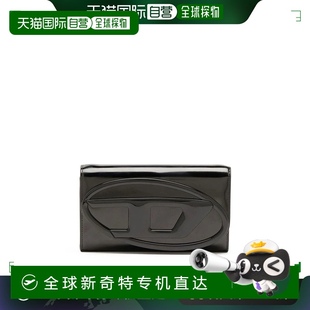 黑色 香港直邮DIESEL AW2024 女士钱包 CLUTCH X09809PS202T8013