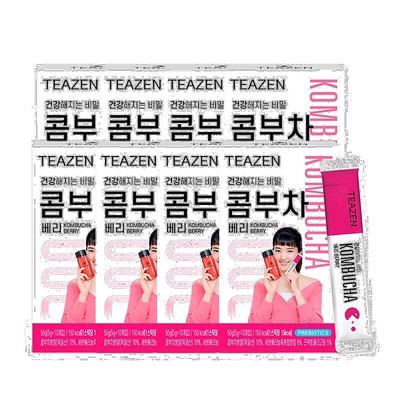 韩国直邮TEAZEN康普茶7种口味新款人气口味160包实惠装健康饮品