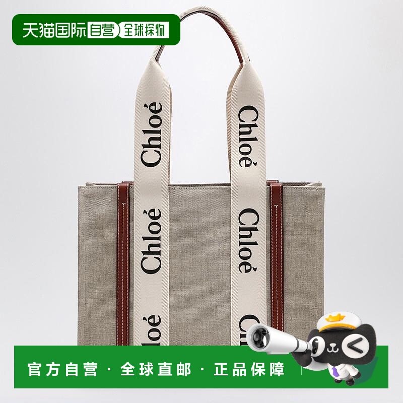 香港直邮CHLOÉ 女士手提包 CHC22AS383I26SCHLOE90U CO 浅棕色