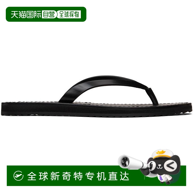 1h可退 【美国直邮】The Row 黑色城市人字拖