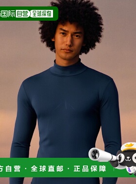 【日本直邮】Mizuno美津浓 男士健身长袖衣 深蓝色 M E2MJ2004