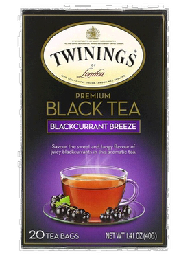香港直发Twinings川宁红茶黑加仑风味黑醋栗香气20包40g