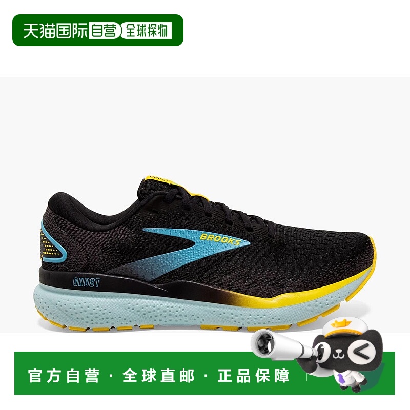 自营brooksMen's Ghost 16 Running Shoes In Black/foraged Iron