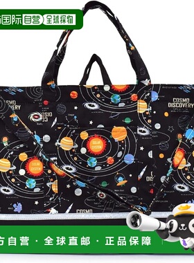 【日本直邮】CCS 轻便防水反光书包 太空行星与宇宙馆 黑 NM38190