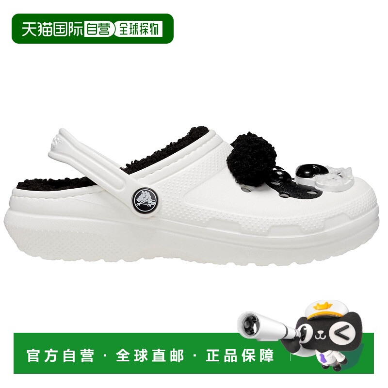 自营Crocs Classic Lined I Am Clogs Chalk / Black  210395-0WX