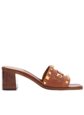 VALENTINO 女士凉鞋 WS0LS7ZQFN58 SS2025 棕色 露趾高跟凉鞋