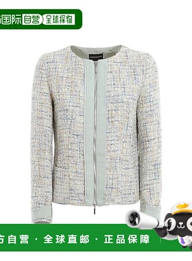 香港直邮Emporio Armani Formed Tweed休闲夹克 3H2G732NWIZ