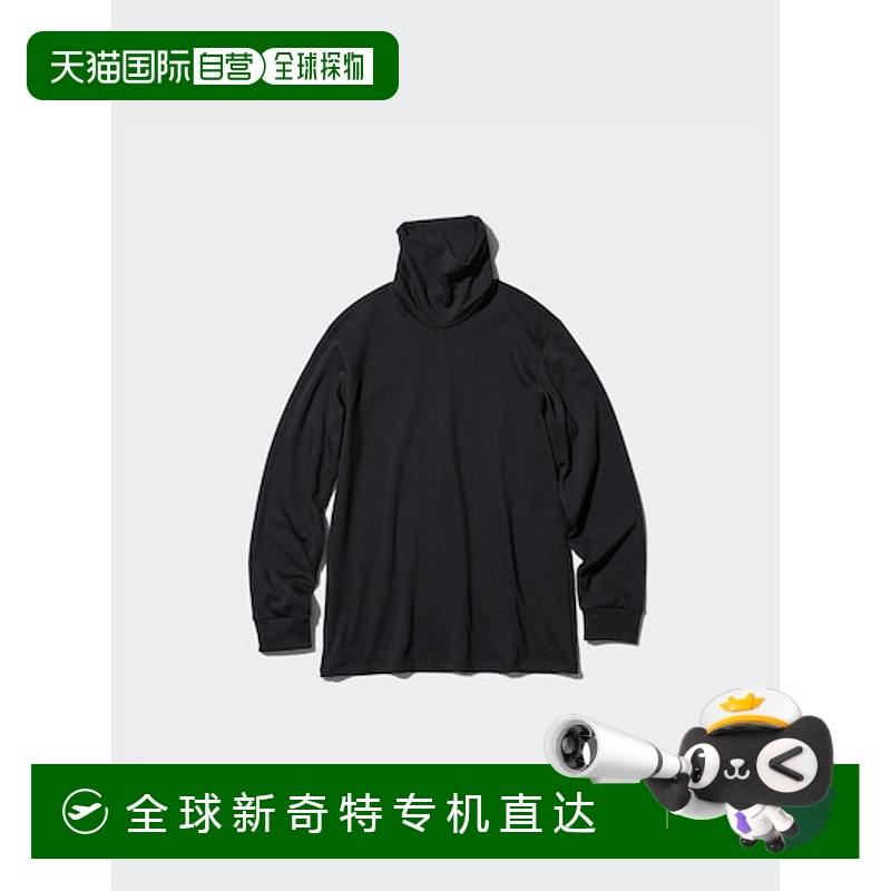 日潮跑腿UNIQLO优衣库 暖HEATTECH高领T恤 09 BLACK MEN 4XL