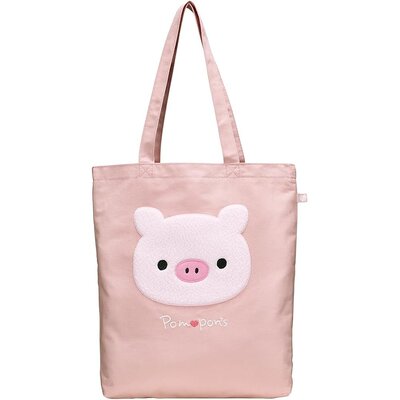 Skater斯凯达 帆布手提包 Pompon's 猪 ZCTB1-A