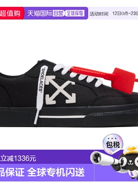 1h可退 香港直邮潮奢 off-white 男士 黑色 Vulcanized Low 运动