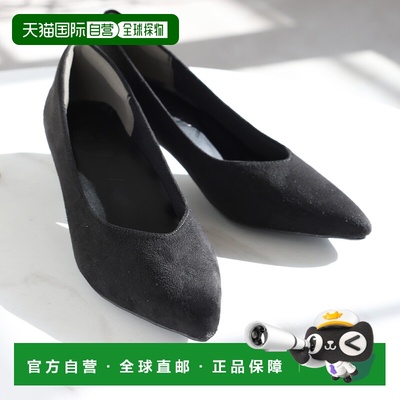 日本直邮VIVIAN 尖头高跟鞋鞋跟高 5cm（黑色绒面革）单鞋